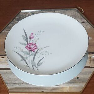 Windsor Rose Bread Plate by Fine China of Japan - 1950's Dinnerware.
